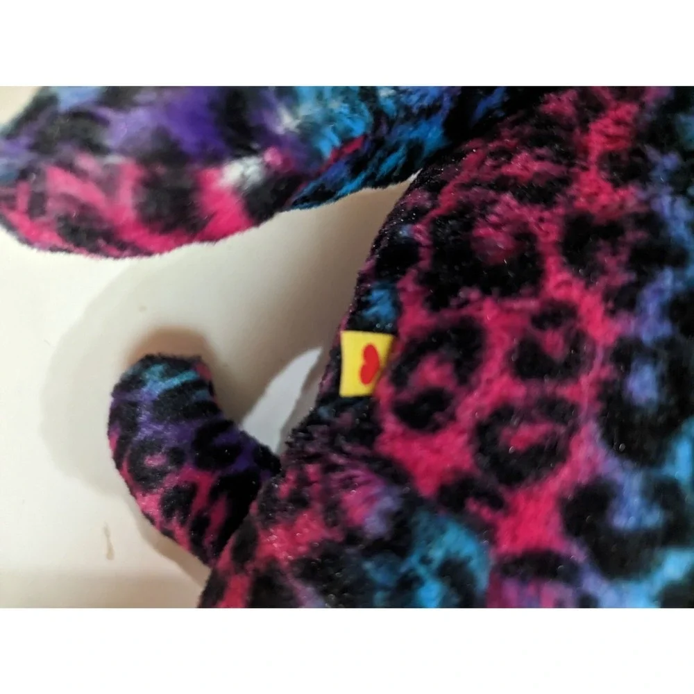 Build-A-Bear Wild About Spots Leopard Cat Pink‎ Blue Plush Retired